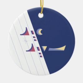 Ornamento De Cerâmica Eid Delight (meia-noite)