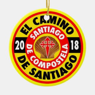 Ornamento De Cerâmica EL Camino De Santiago 2018
