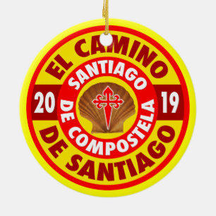 Ornamento De Cerâmica El Camino De Santiago 2019