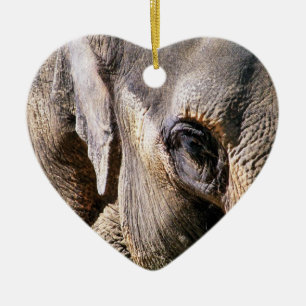 ORNAMENTO DE CERÂMICA ELEFANTE