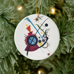 Ornamento De Cerâmica Elegância Violeta: Litografia de Wassily Kandinsky