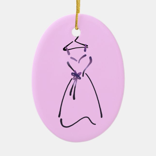 Ornamento De Cerâmica Elegante Design com Slogan Personalizável (Frente)