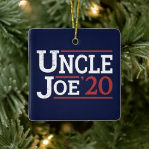 Ornamento De Cerâmica Eleição 2020 - Tio Joe