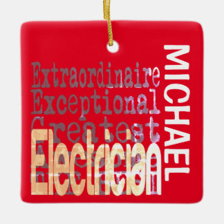 Ornamento De Cerâmica Eletricidade Extraordinária PERSONALIZADA
