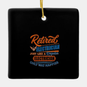 Ornamento De Cerâmica Elétrico aposentado - Presente elétrico