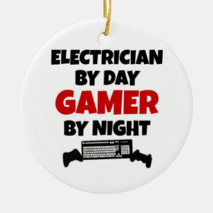 Ornamento De Cerâmica Elétrico por Day Gamer por Night