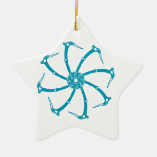 Ornamento De Cerâmica Elo de ferramenta de gelo