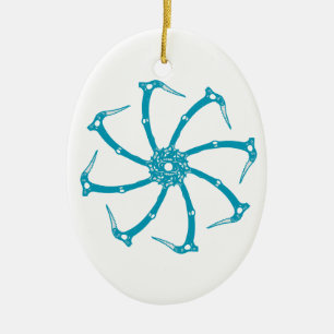 Ornamento De Cerâmica Elo de ferramenta de gelo