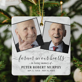 Ornamento De Cerâmica Em Loving Memory Marble Memorial Foto