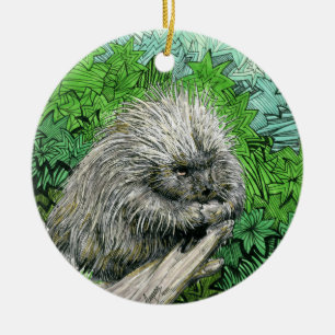 Ornamento De Cerâmica Em outubro de 2018 Dia 25 - Mellow Porcupine