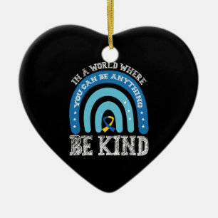 Ornamento De Cerâmica Em Um Mundo Onde Você Pode Ser Qualquer Coisa