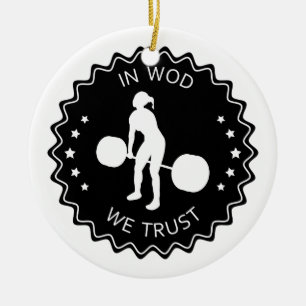 Ornamento De Cerâmica Em Wod nós confiamos - a inspiração
