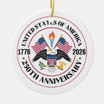 Emblema Águia Patriótica do 250º Aniversário dos E