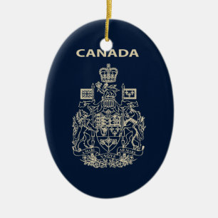 Ornamento De Cerâmica emblema nacional do Canadá