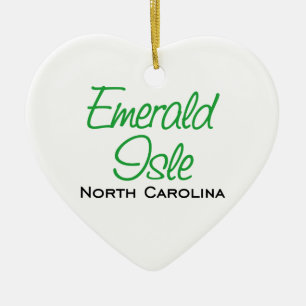 Ornamento De Cerâmica Emerald Isle, NC