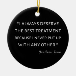 Ornamento De Cerâmica Emma Por Jane Austen Cote II