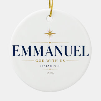 Ornamento De Cerâmica Emmanuel Estrela 2026