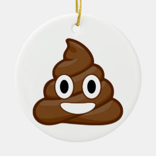 Ornamento De Cerâmica emoji do tombadilho