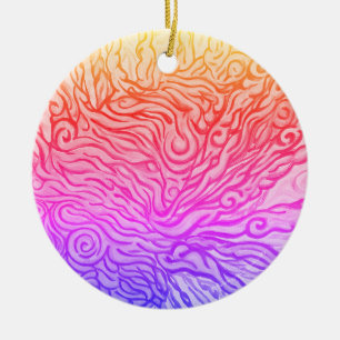 Ornamento De Cerâmica Encaminhamento de Lionfish - arte de NessieYaraArt