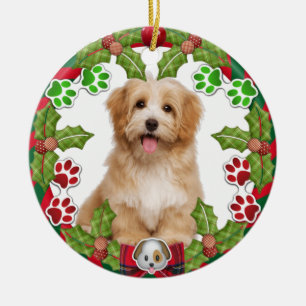 Ornamento De Cerâmica Encomenda cerâmica de Primeiro Natal