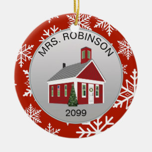 Ornamento De Cerâmica Encomenda de Professora Principal