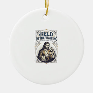 Ornamento De Cerâmica Encorajamento Jesus Infertilidade Tentando Concebe