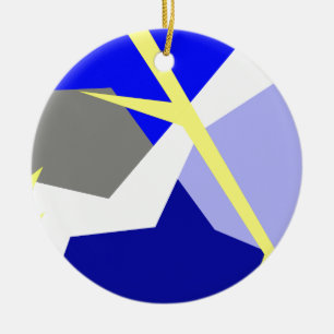 Ornamento De Cerâmica Energia de abstrato Art