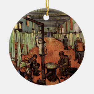 Ornamento De Cerâmica Enfermaria no Hospital em Arles por Vincent van Go