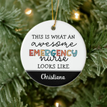 Enfermeira de emergência personalizada Enfermeiro