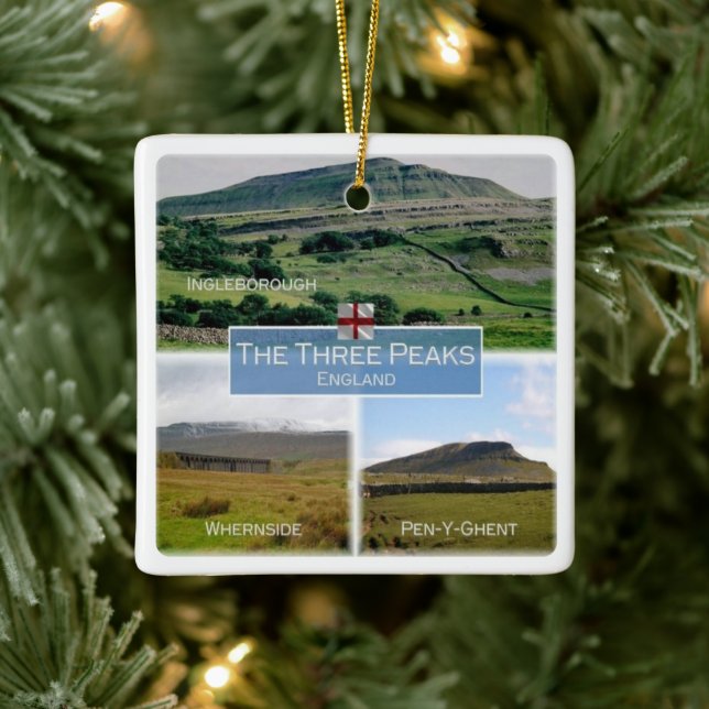 Ornamento De Cerâmica ENG003 DALES NATIONAL PARK, Yorkshire, (Árvore)