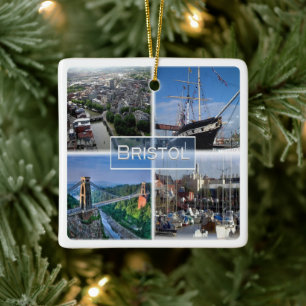 Ornamento De Cerâmica ENG029 BRISTOL, Inglaterra, Europa,