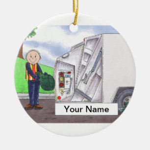 Ornamento De Cerâmica Engenheiro de saneamento - homem