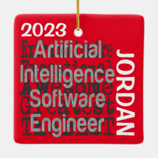 Ornamento De Cerâmica Engenheiro de Software de Inteligência Artificial