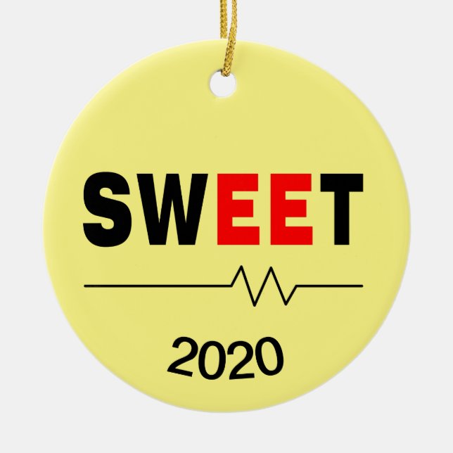 Ornamento De Cerâmica Engenheiro elétrico doce (Frente)