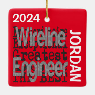 Ornamento De Cerâmica Engenheiro Wireless Extraordinário PERSONALIZADO
