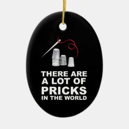 Ornamento De Cerâmica Engraçada cola de presentes, picadas no mundo