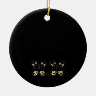 Ornamento De Cerâmica Engraçado gêmeo anúncio de gravidez do bebê Eu faç