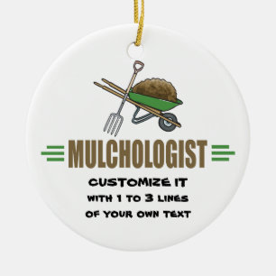 Ornamento De Cerâmica Engraçado Jardinagem