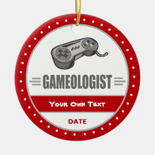 Ornamento De Cerâmica Engraçado jogador