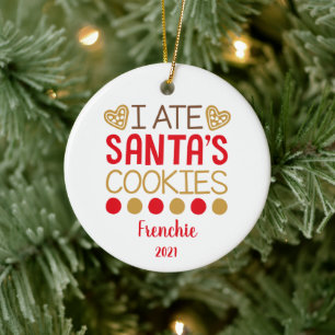 Ornamento De Cerâmica Engraçado personalizado Pet Dog Puppy Foto