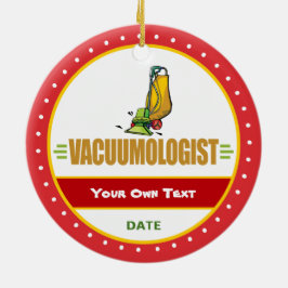 Ornamento De Cerâmica Engraçado Vacuu, Amantes