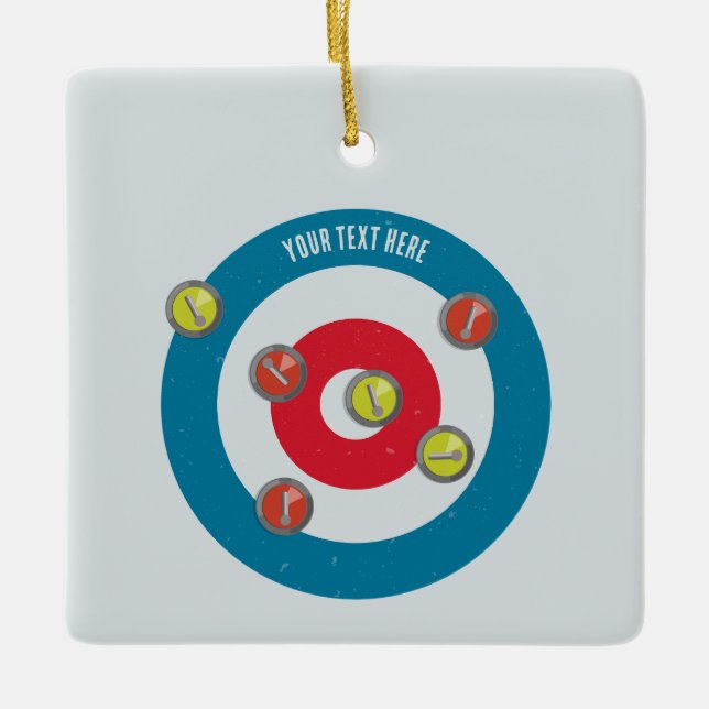 Ornamento De Cerâmica enrolação de caroços e pedras de enrolação (Frente)