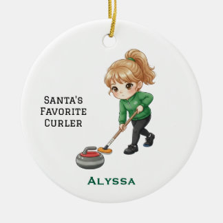 Ornamento De Cerâmica Enrolador Personalizado Fofo