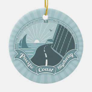 Ornamento De Cerâmica Enrolamento de PCH que brilha