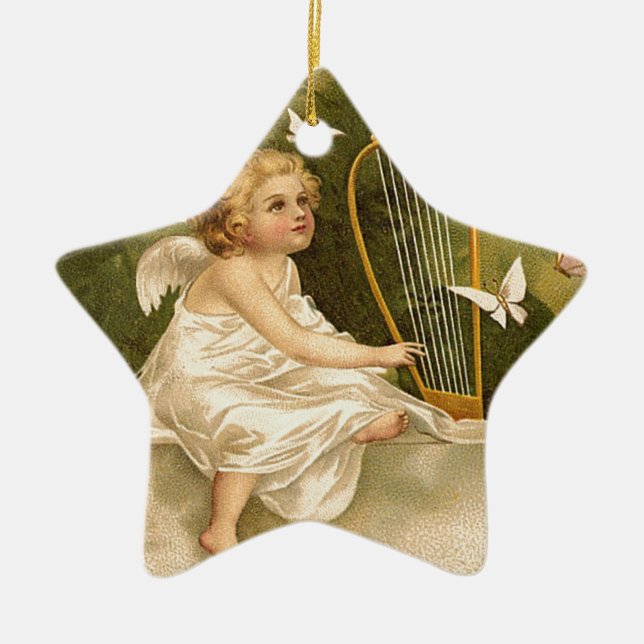 Ornamento De Cerâmica Entusiasmo para a vida (Frente)