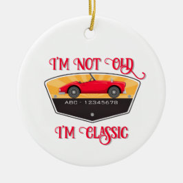 Ornamento De Cerâmica Entusiasta Automático Vintage