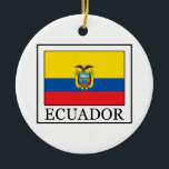Ornamento De Cerâmica Equador<br><div class="desc">Equador</div>