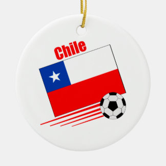 Ornamento De Cerâmica Equipe de futebol chilena