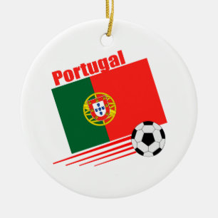 Ornamento De Cerâmica Equipe de futebol portuguesa