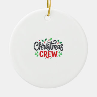 Ornamento De Cerâmica Equipe de Natal Festa de Férias